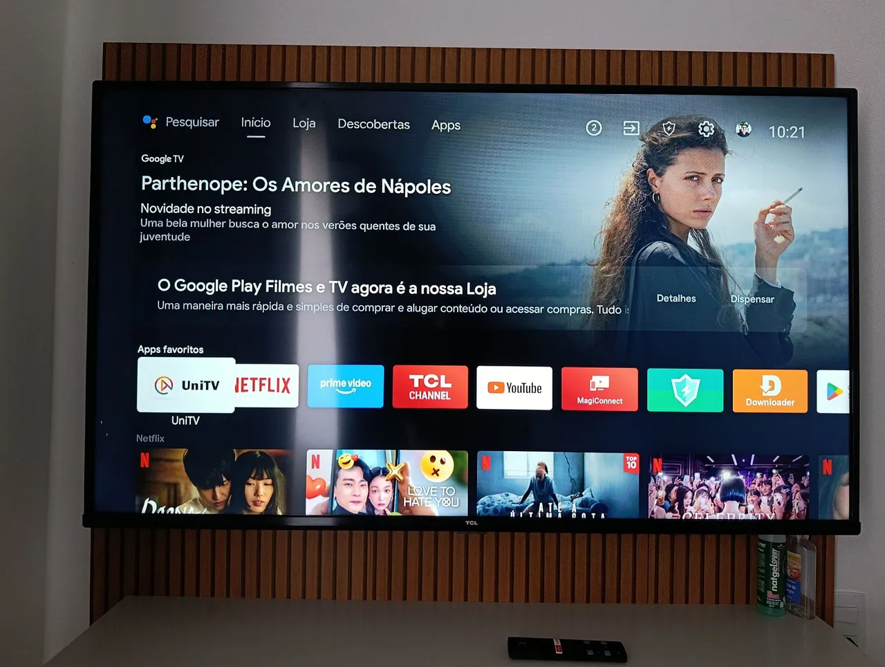 Smart TV TCL - Imagem Incrível e Design Moderno