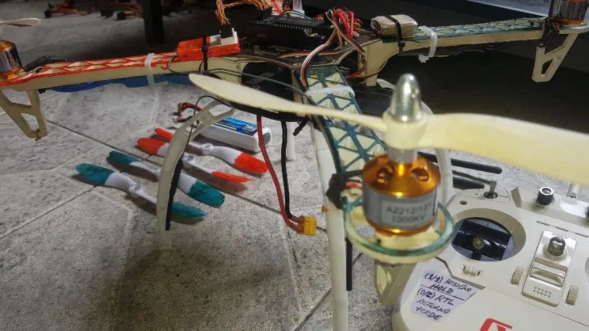 Drone F450 com Radio controle CX20. Funcionando 100%  - Foto 4