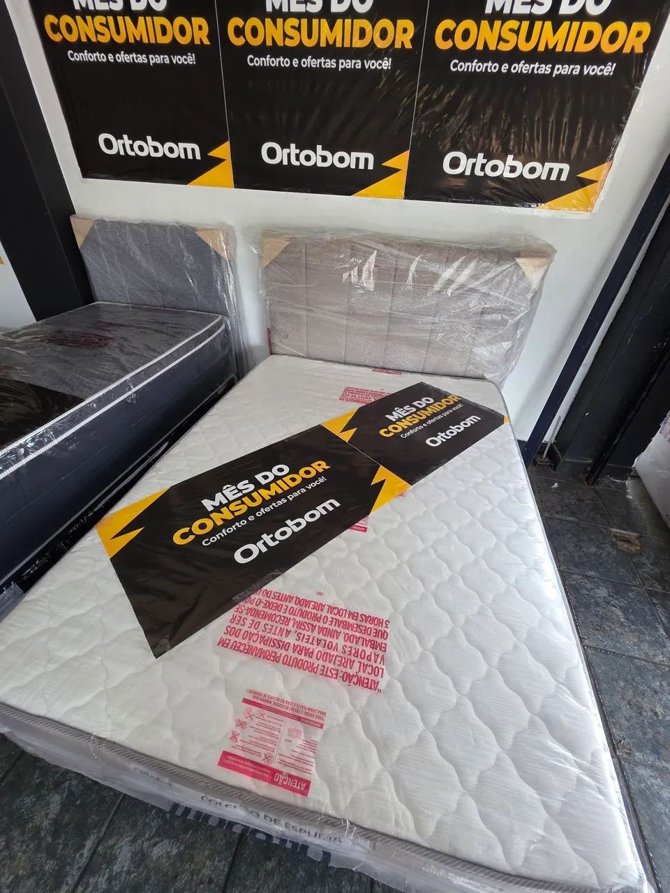 Colchão D65 Casal + Base Casal R$ 1.549,00  - Foto 2