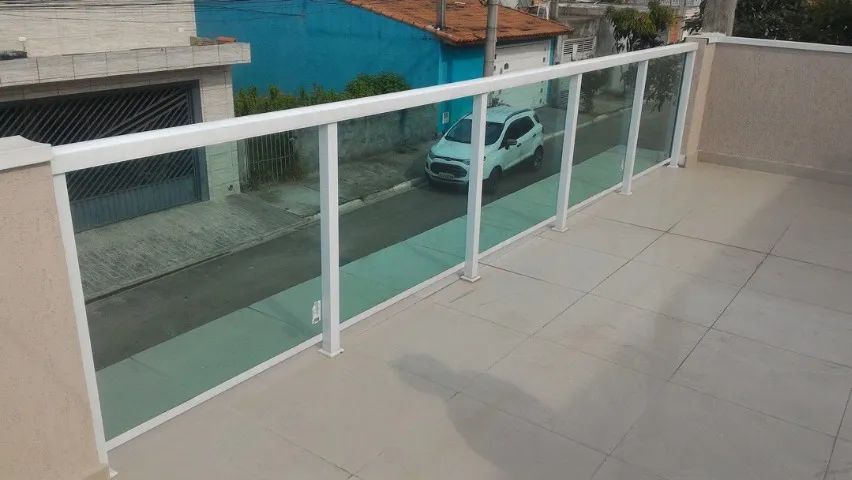 protecao de piscina em aluminio ou vidro temperado, cores e modelos, 12 x cartao - Foto 6