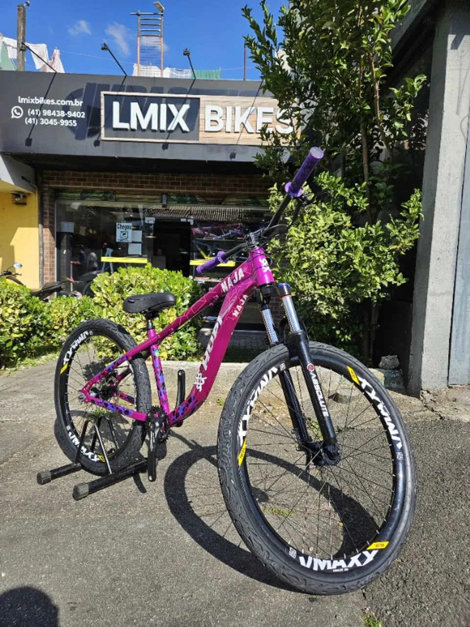 Bicicleta Nova Hupi Naja 2025 Freio Shimano Pneus Flame 10 x Sem Juros