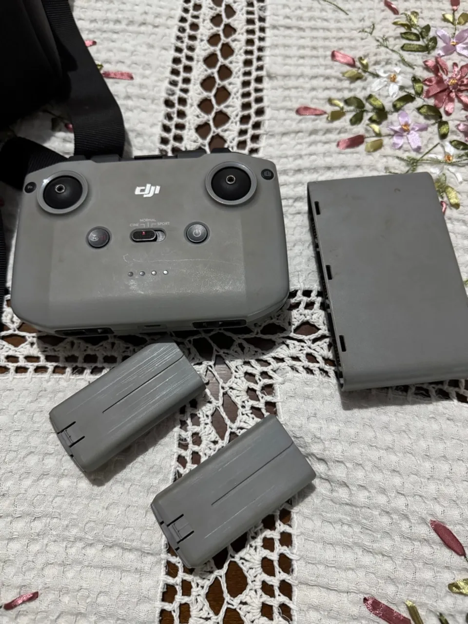 Controle,carregador e baterias drone dji