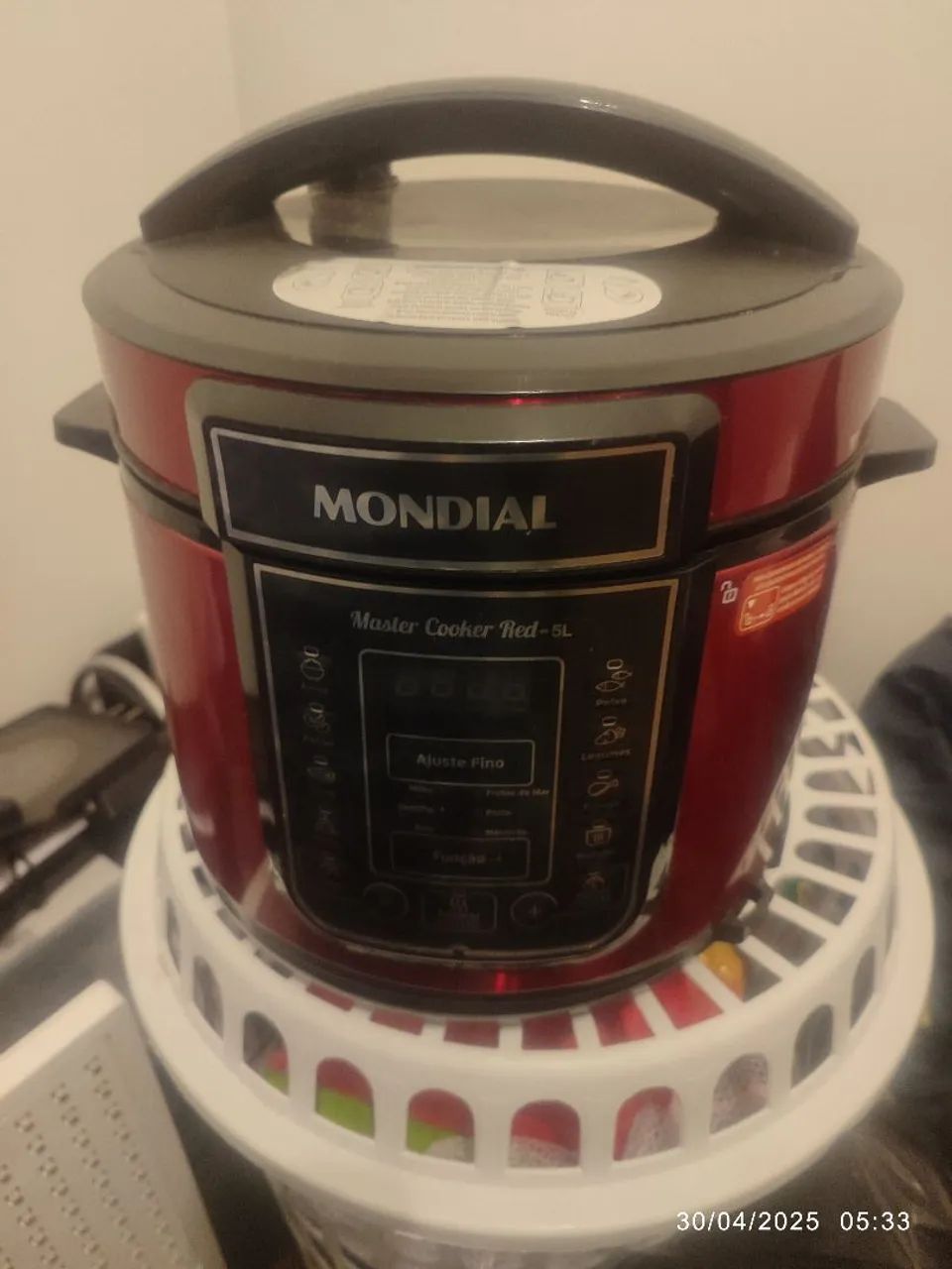 Panela Elétrica Mondial Master Cooker Red - 5L