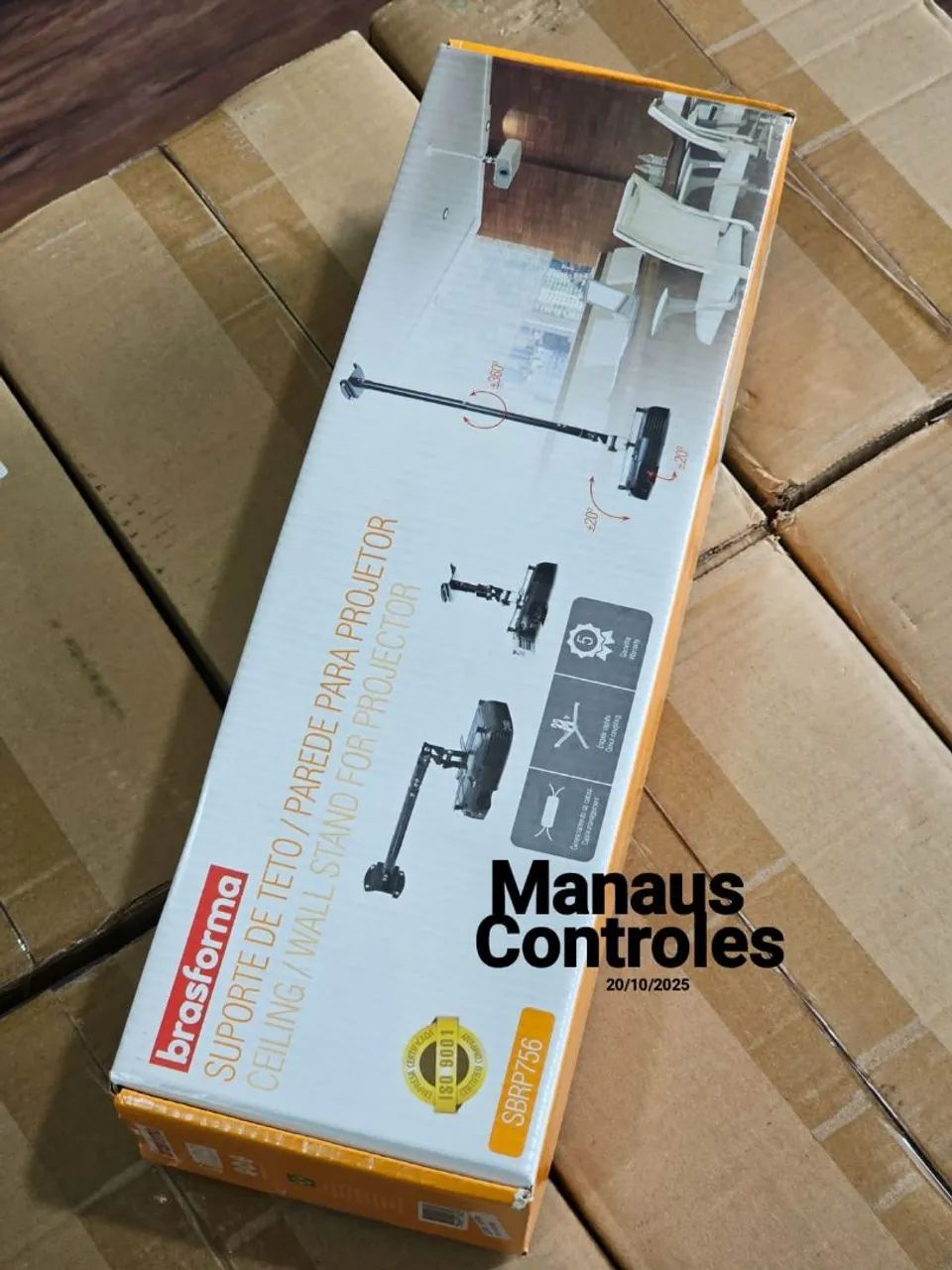 Suporte para projetor braço longo 
