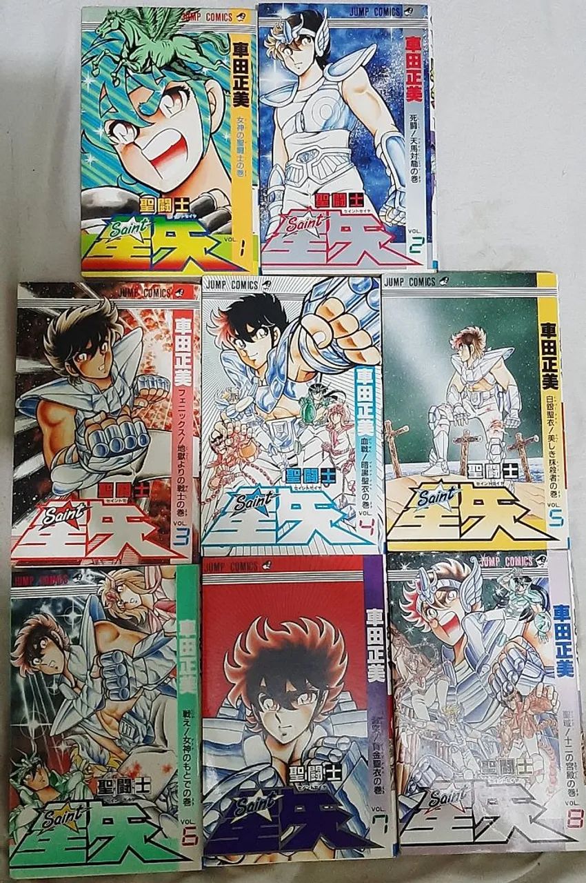 Mangá jump comics SAINT SEIYA Cavaleiros do Zodíaco - Volumes 1 ao