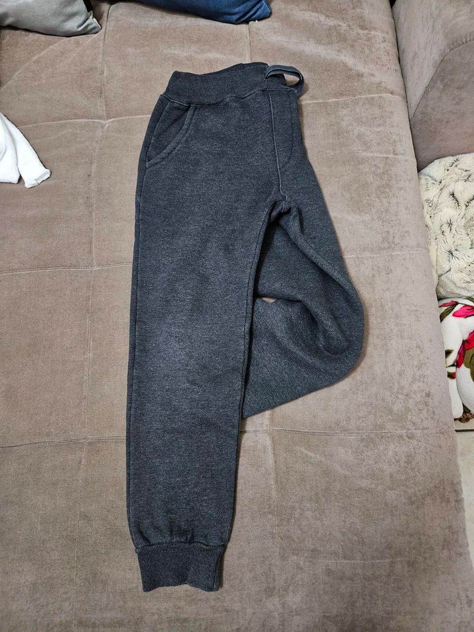 Calça Moletom Grossa Tamanho 10 - Foto 2