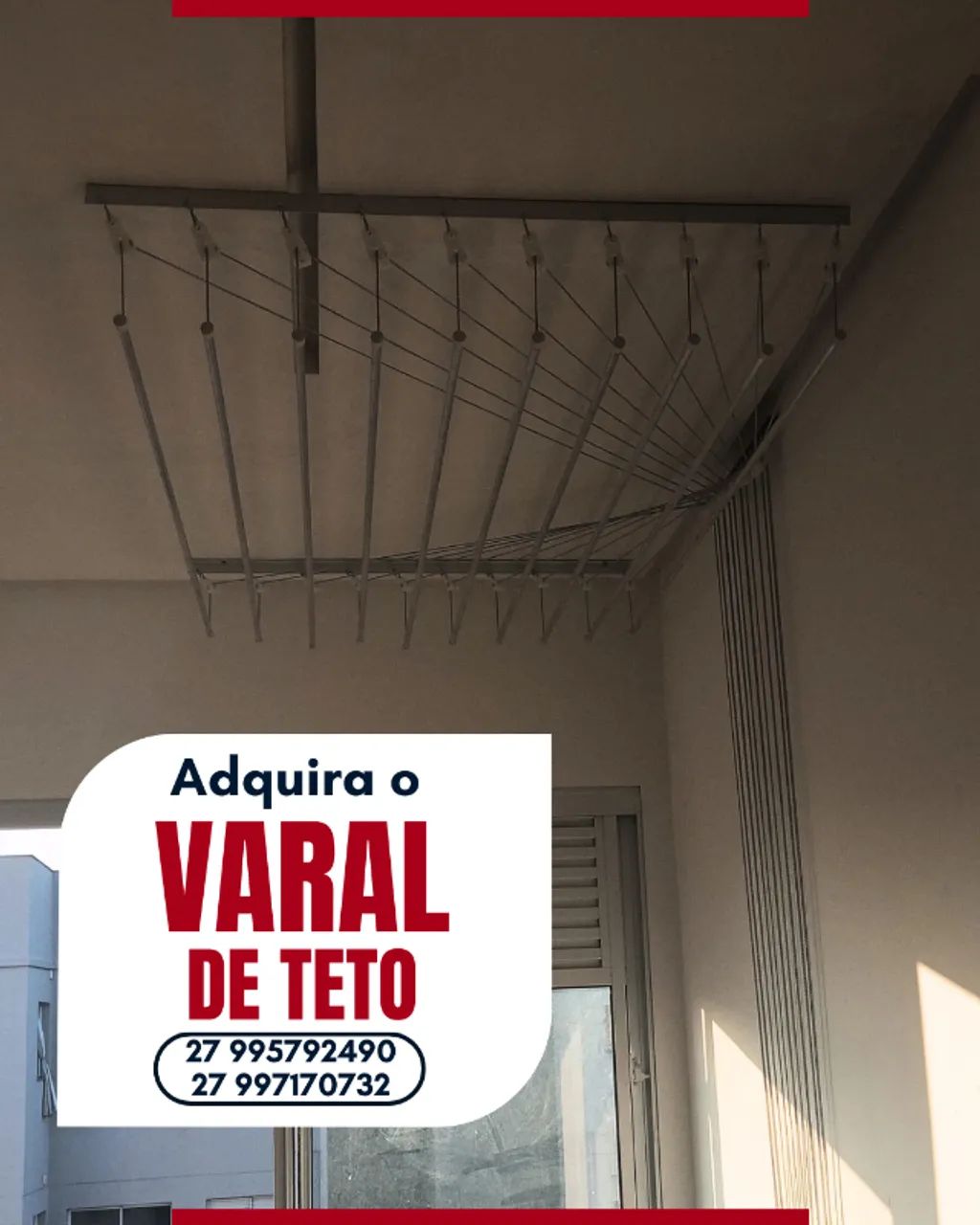 Varal de teto