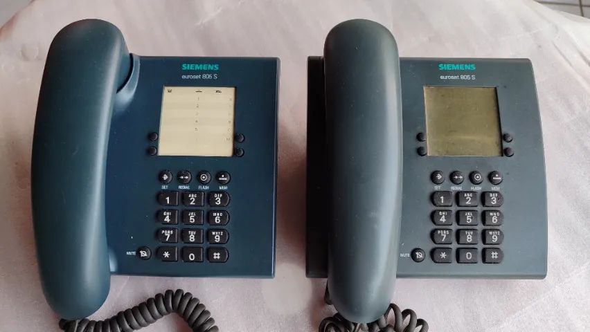 3 Telefones Siemens Euroset Line 805 S - Conjunto Completo | Ótimo Estado - Foto 4