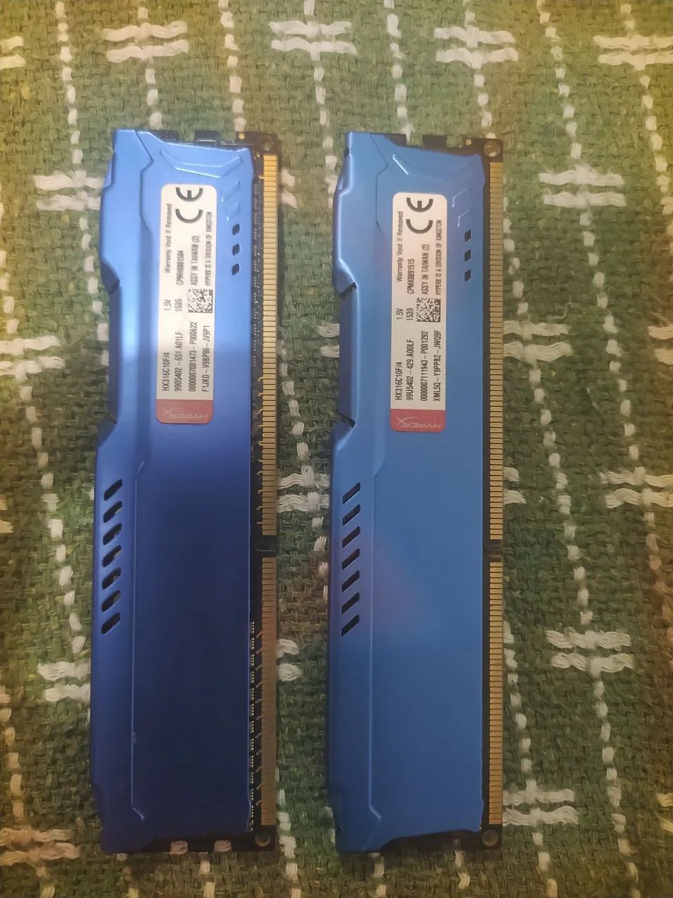 Memórias ram ddr3 4gb cada hyper Fury 1600hz - Foto 2