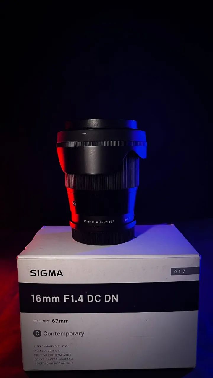 Lente Sigma 16mm F/1.4 Dc Dn Contemporary Para Lumix L (Lumix Panasonic)