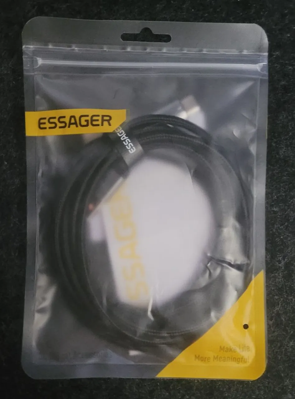 Cabo USB-A para Type-C Essager - Carregamento e Dados