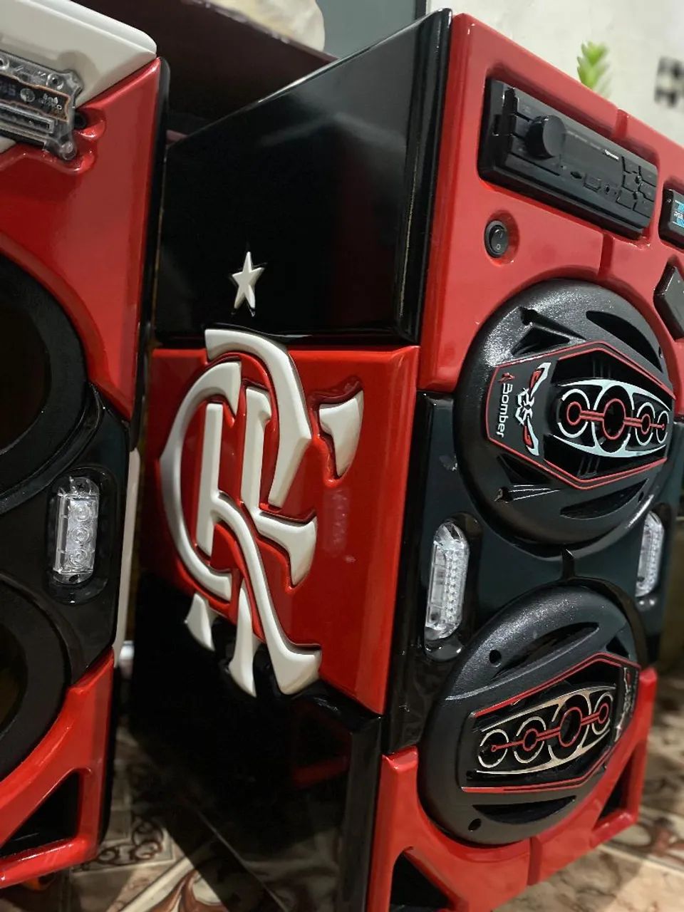 Caixa de Som Personalizada Flamengo Bomber - Foto 4