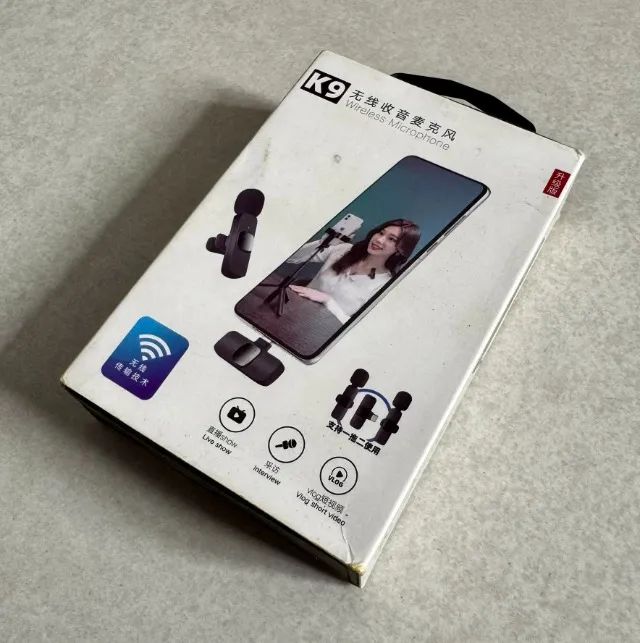 Microfone Lapela Sem Fio Duplo Usb Tipo C Para Gravar Live Vídeos - Foto 2