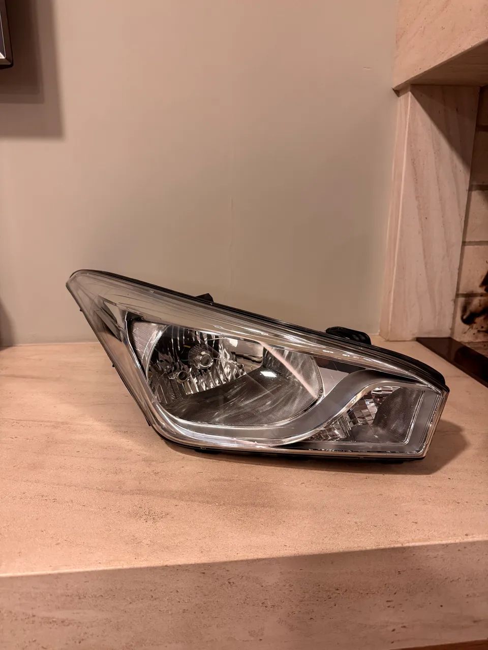 Farol Direito Hyundai Hb20 ORIGINAL 2012 a 2019 moldura cromada - Foto 3