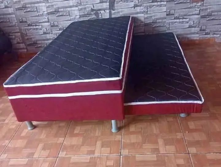 Cama Box Solteiro + Auxiliar