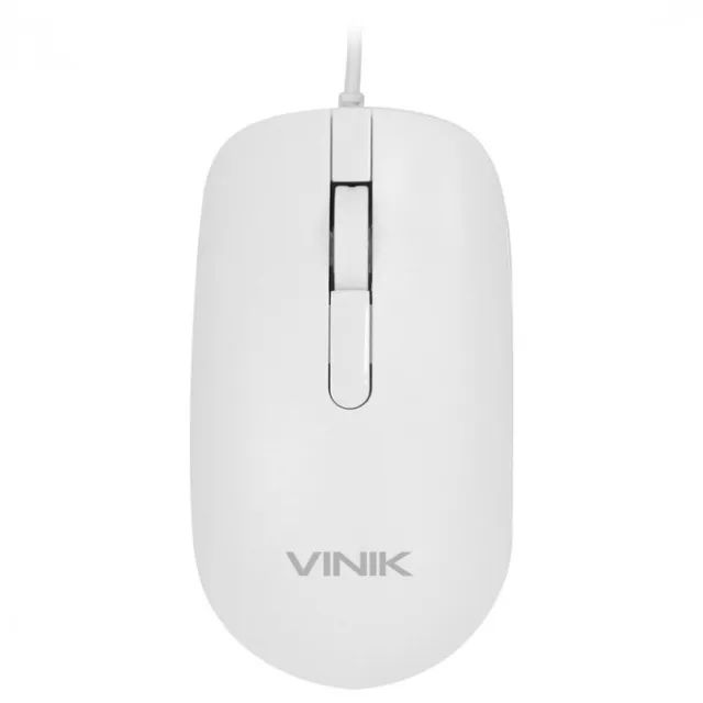 Mouse Office Vinik Branco Dynamic Slim DM126B 1.600D - WZetta