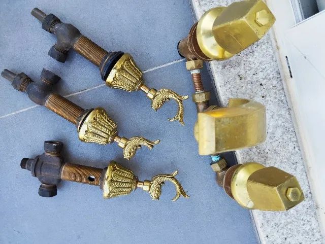 Torneiras em bronze trabalhadas - Foto 5