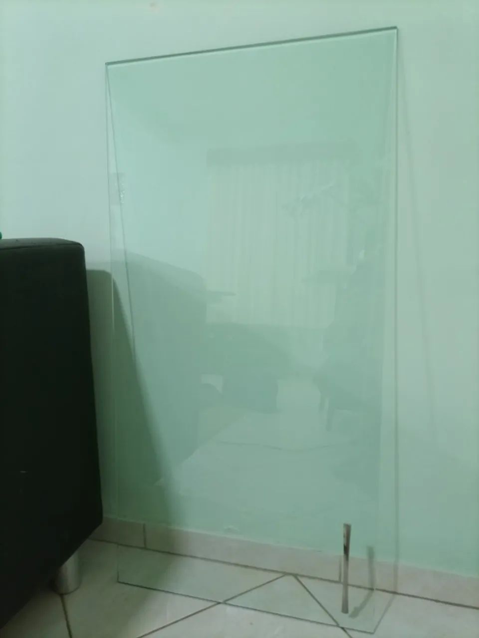 Porta de Vidro 6mm com Puxador - Foto 2