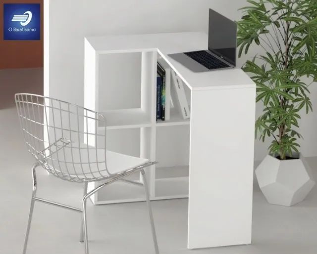OFERTA Mesa para Escrivaninha com 4 Nichos de Canto  - Foto 3