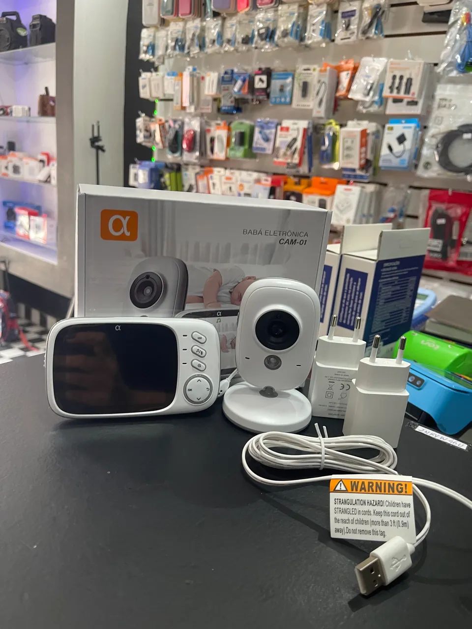 Monitor de Bebê - Câmera e Tela - Alpha CAM-01