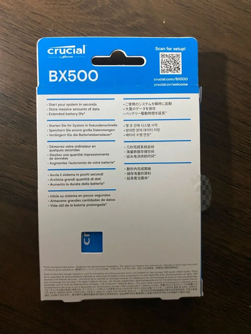 SSD Interno Crucial BX500 240GB, 2.5", SATA III 6Gb/s, Leitura 540MB/s, Gravação 500MB/s - - Foto 2