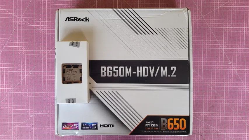 Combo Ryzen 7500F + Placa Mãe AsRock B650