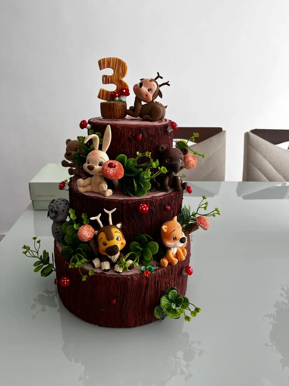 Bolo fake Bosque encantado  - Foto 4