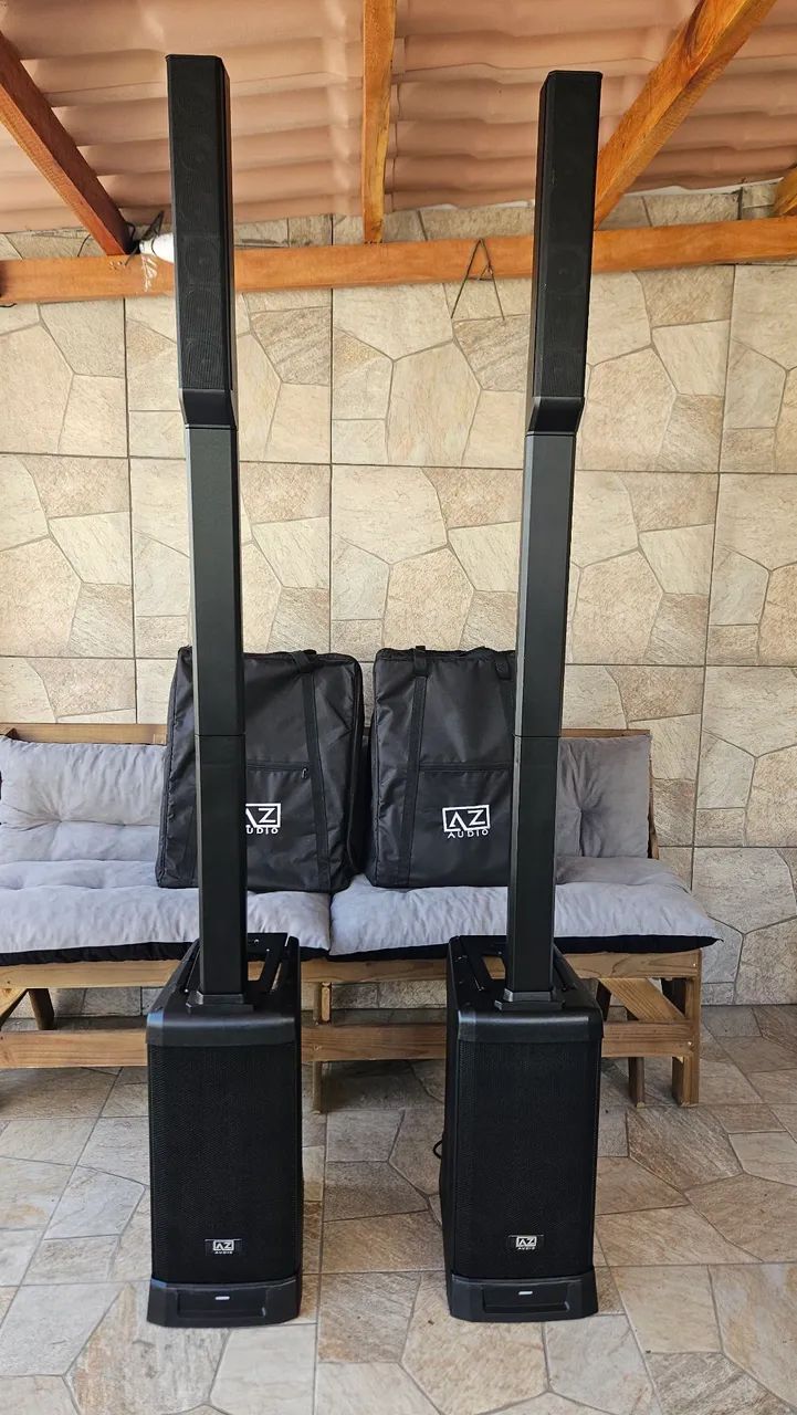 Caixa Ativa AZ Neo Pro8 (Par) + Bag