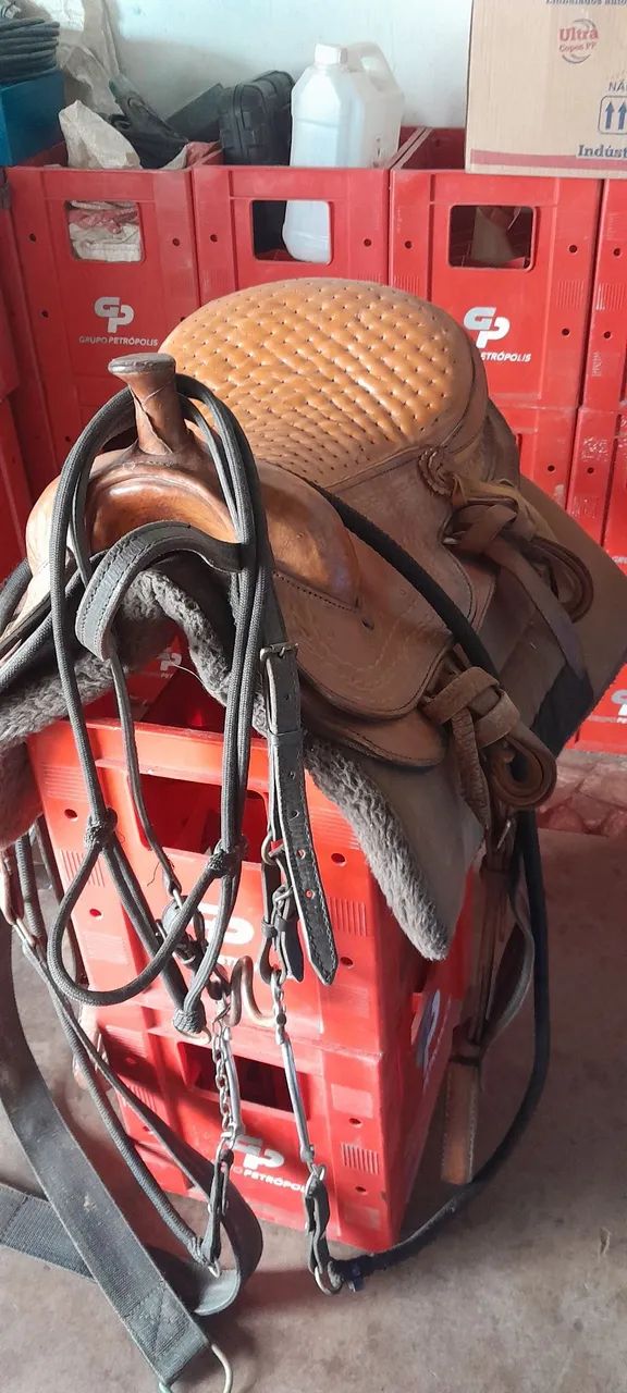 Sela de cavalo usada - Foto 2