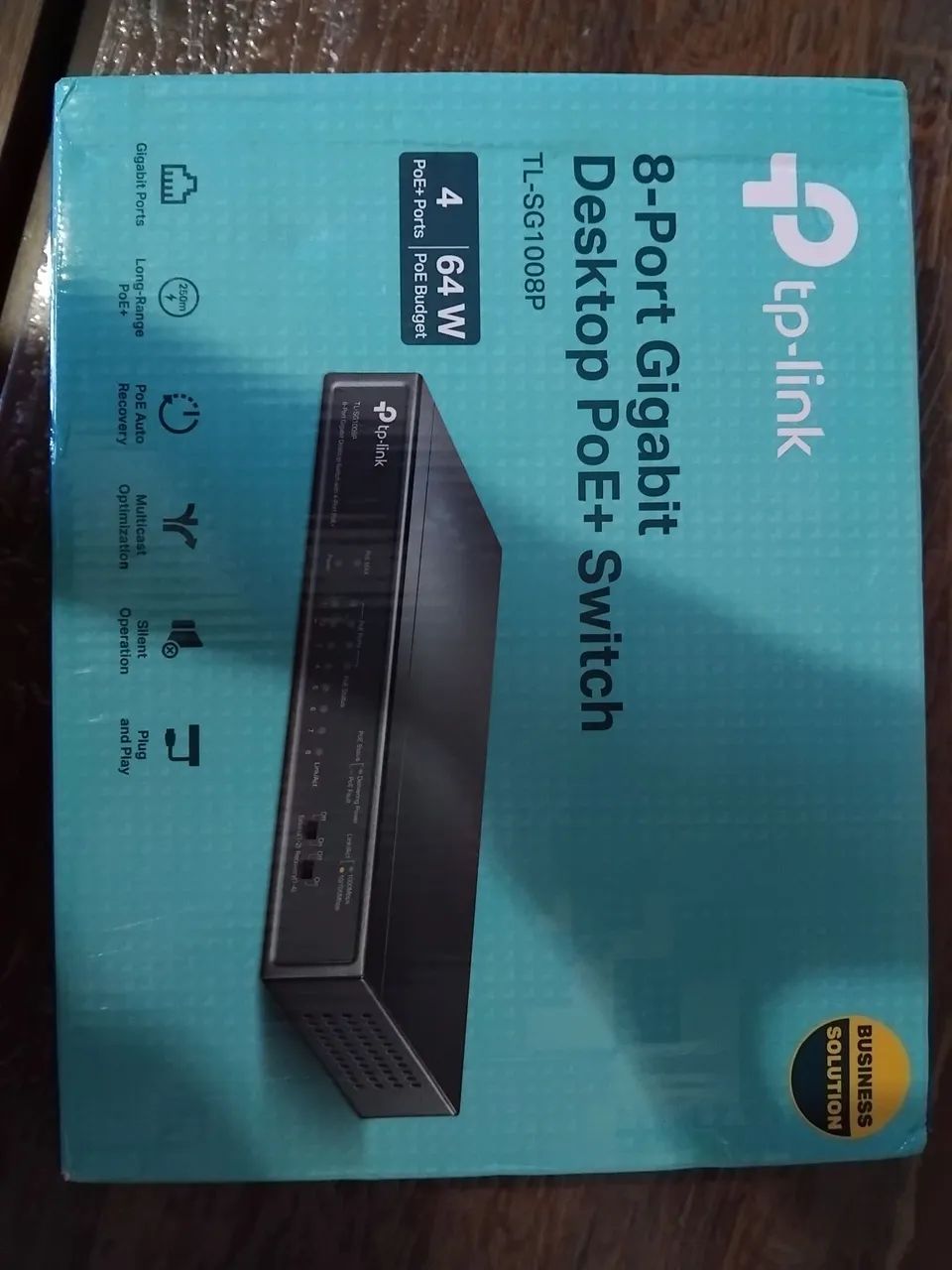 Switch Gigabit TP-Link 8 Portas com PoE+ - Foto 2