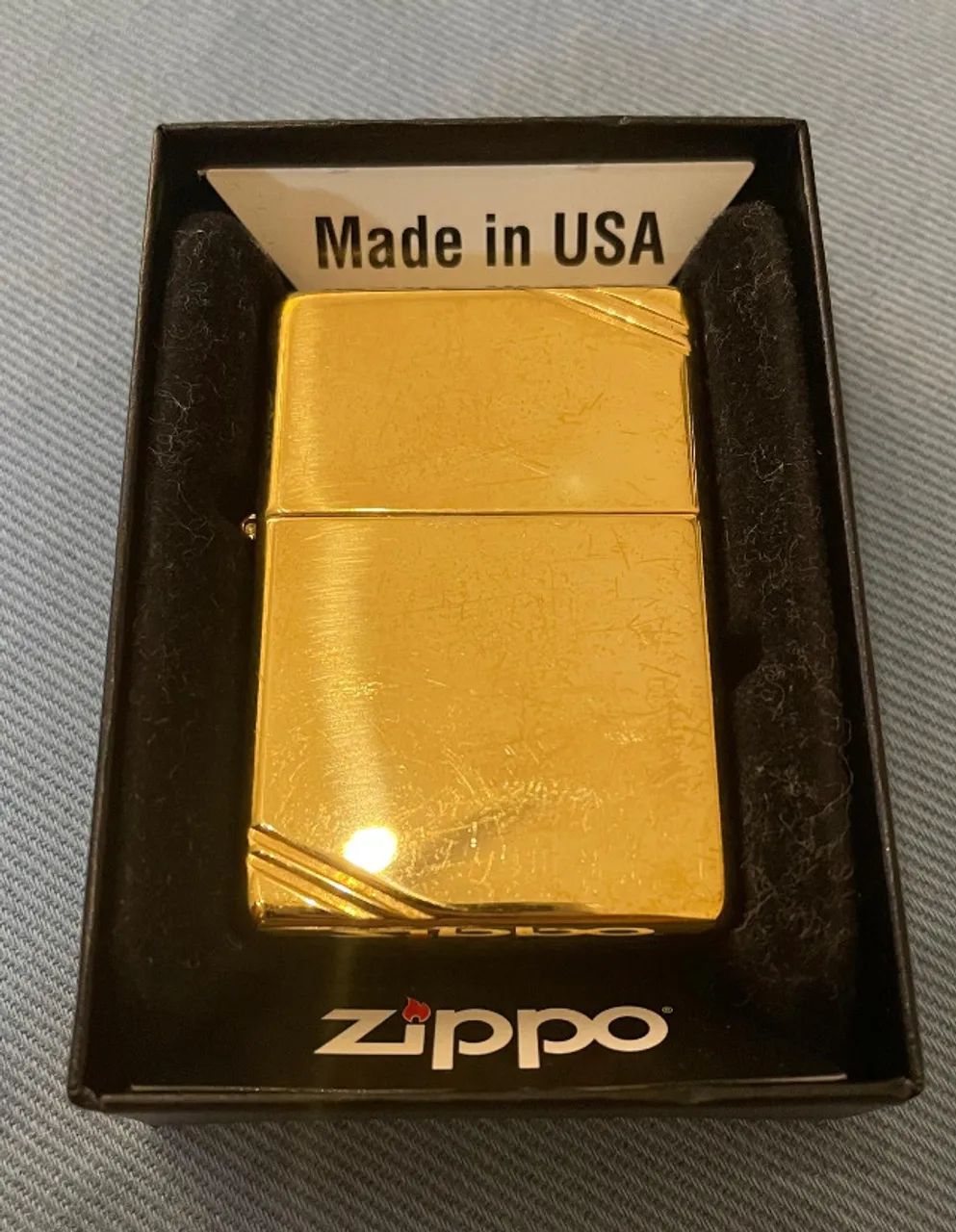 Isqueiro Zippo Brass Vintage anos 30 - Foto 4