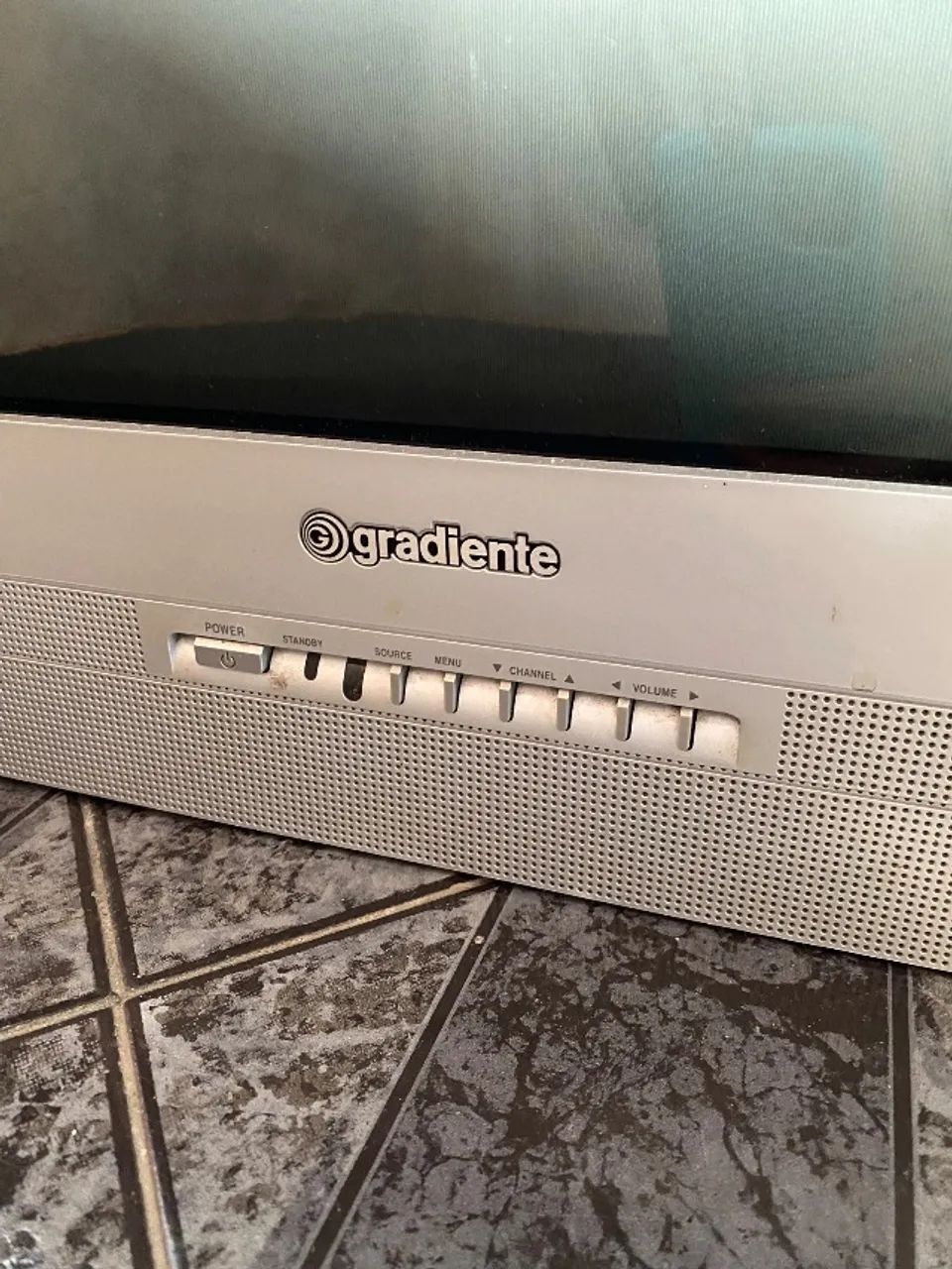 tv gradiente flat 21 polegadas tela plana vai com controle  - Foto 5