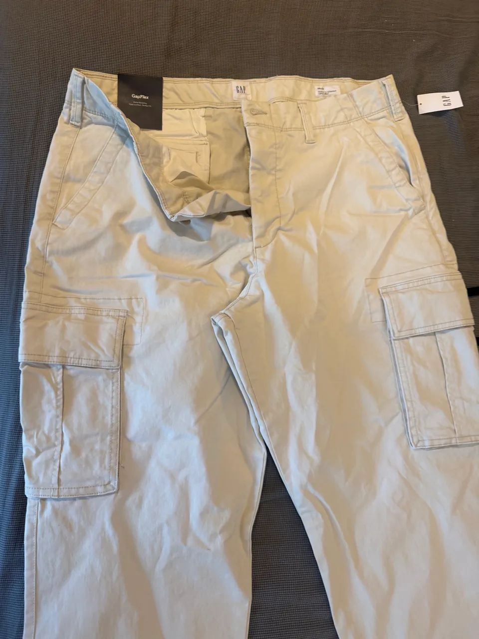 Calça Cargo GAP GapFlex Masculina Bege - Nova com Etieta - Tam. 36x32 - Foto 3