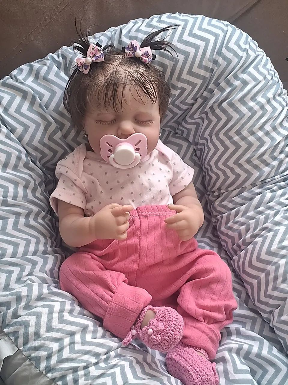 Bebê Tipo Reborn Pode dar Banho - Foto 5