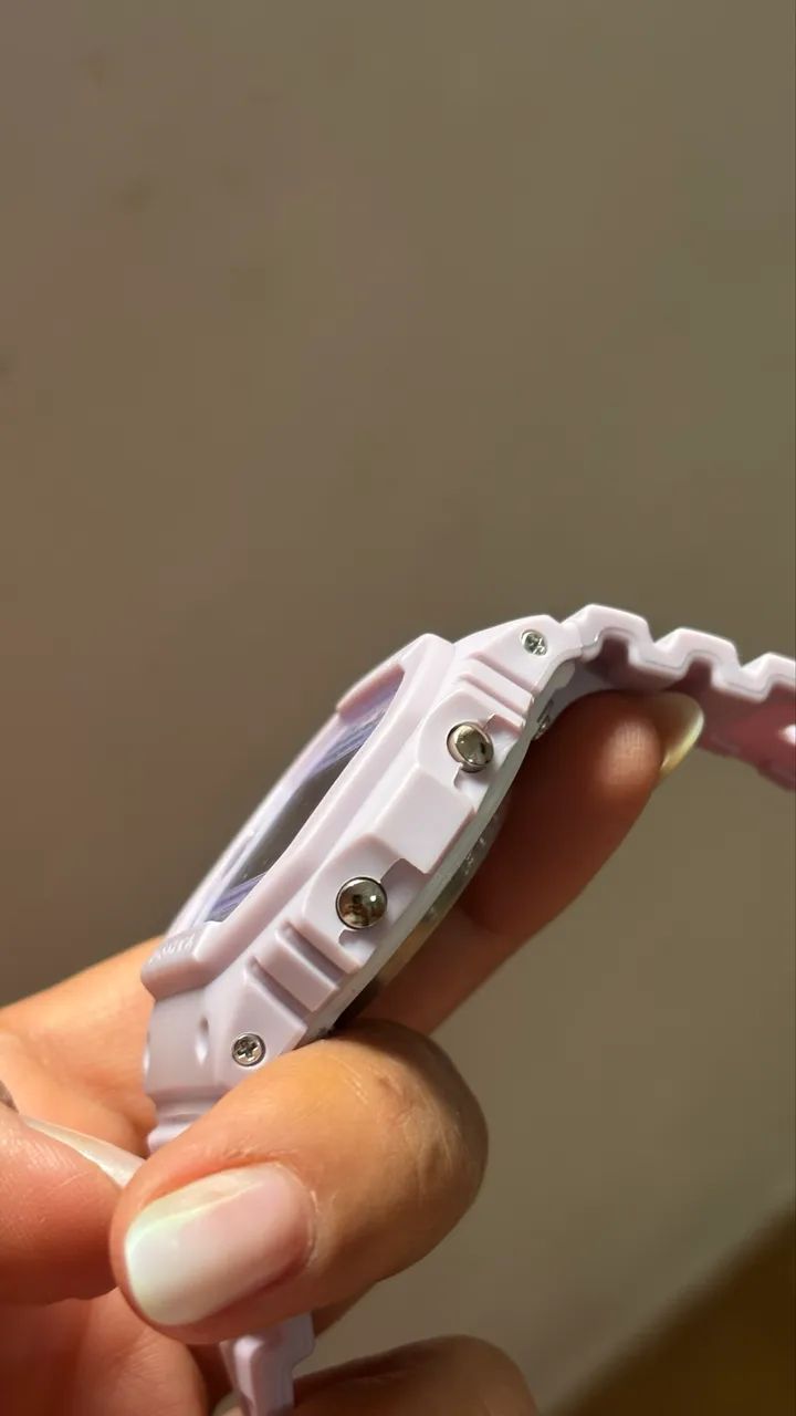 relógio casio g-shock na cor lilás - Foto 5