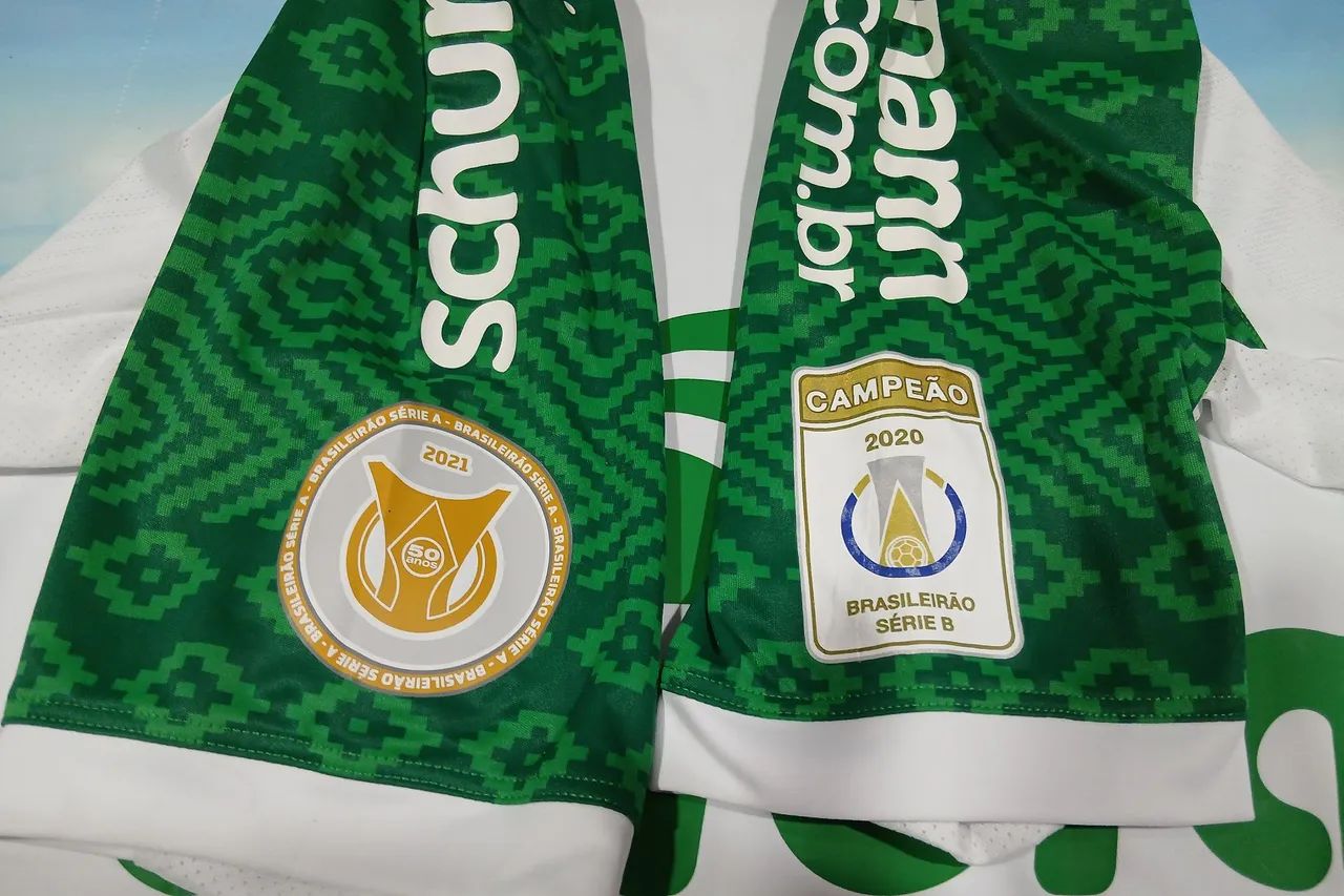 Camisa da Chapecoense 2021 Umbro #16 Léo Gomes de jogo Tamanho M  - Foto 5