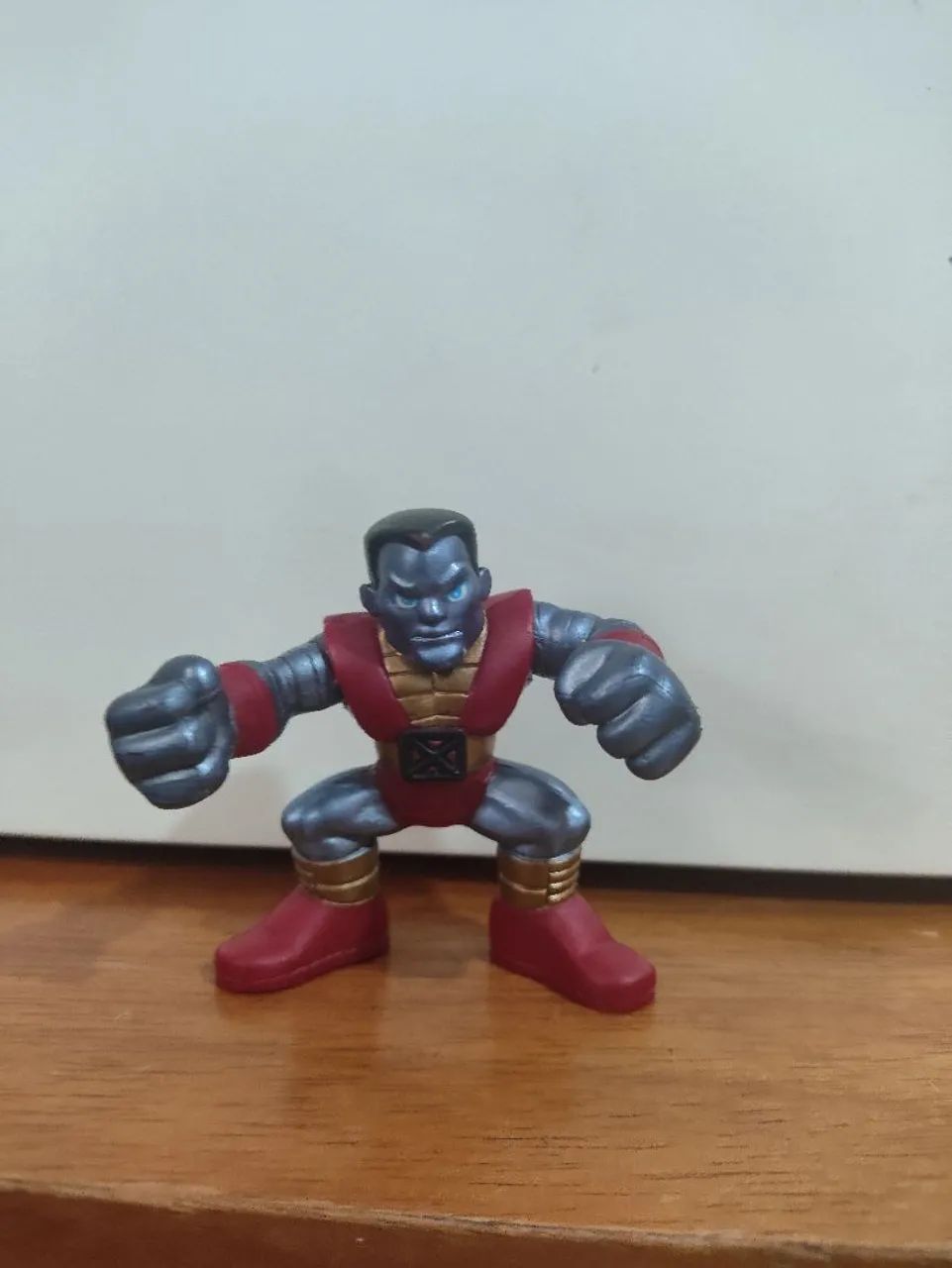 Miniatura antiga boneco colossus x-men super hero squad Hasbro original  - Foto 2