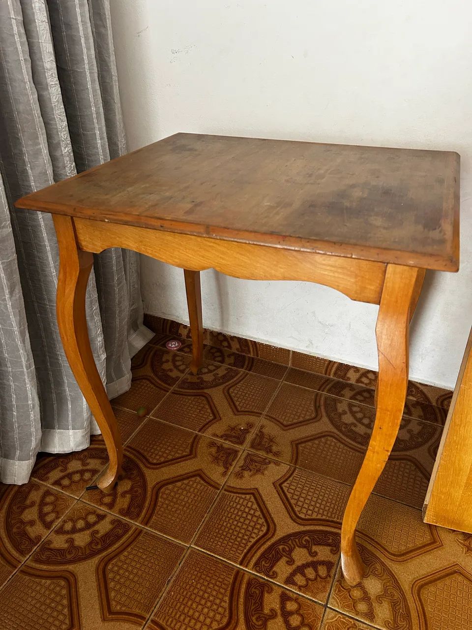 Mesa de jogo giratória madeira maciça 