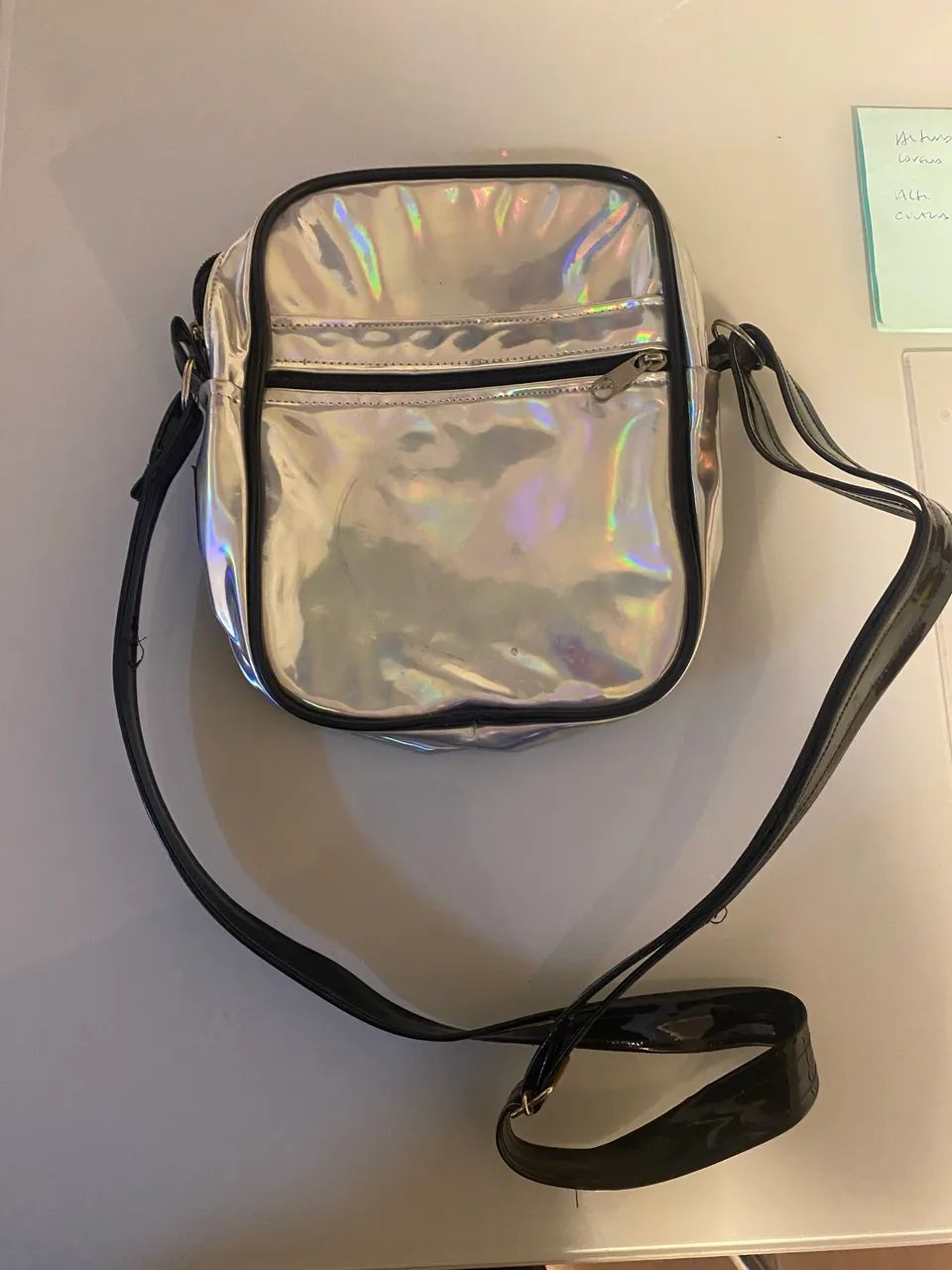 Bolsa prateada 12x22cm - Foto 2