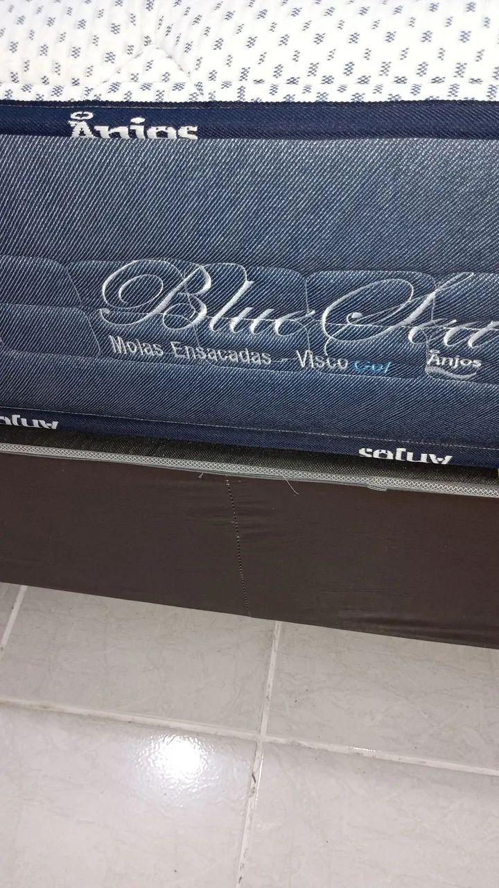 Cama de casal box e colchão  - Foto 2