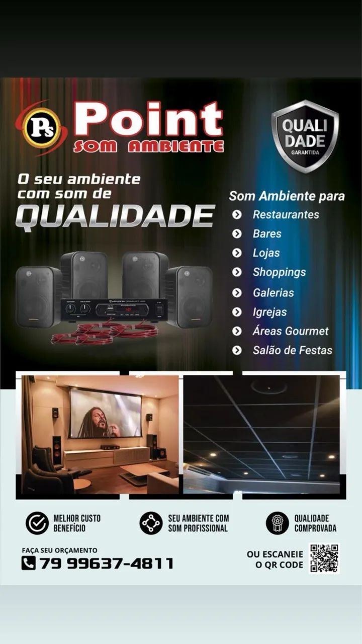 Som ambiente para seu comércio 