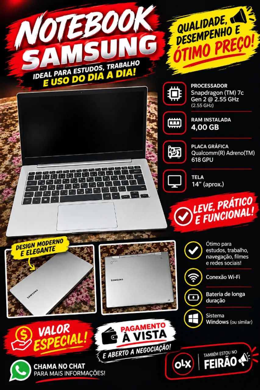 Notebook Samsung
