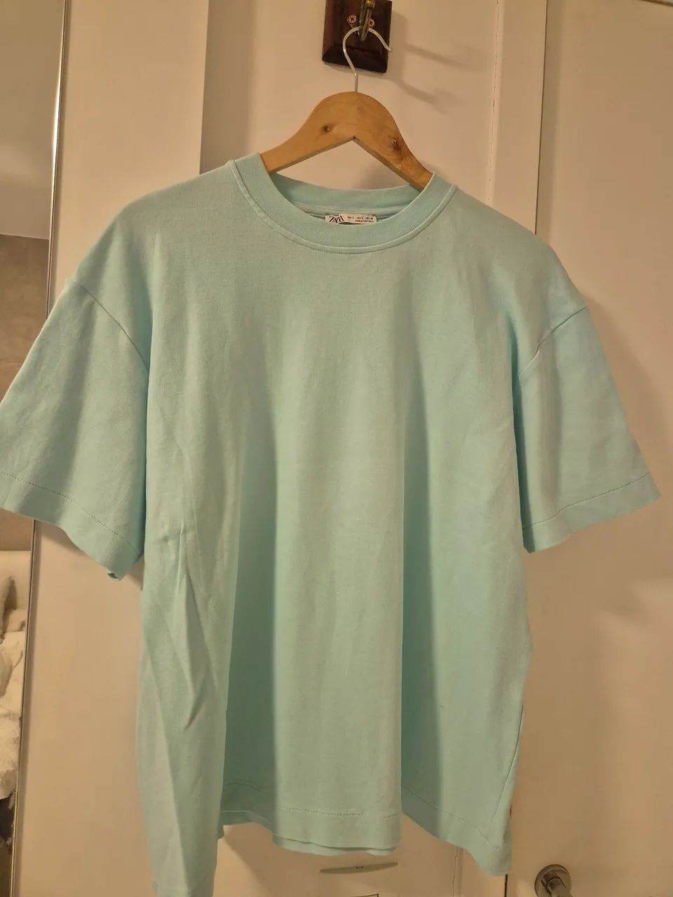Camisa Zara oversize verde
