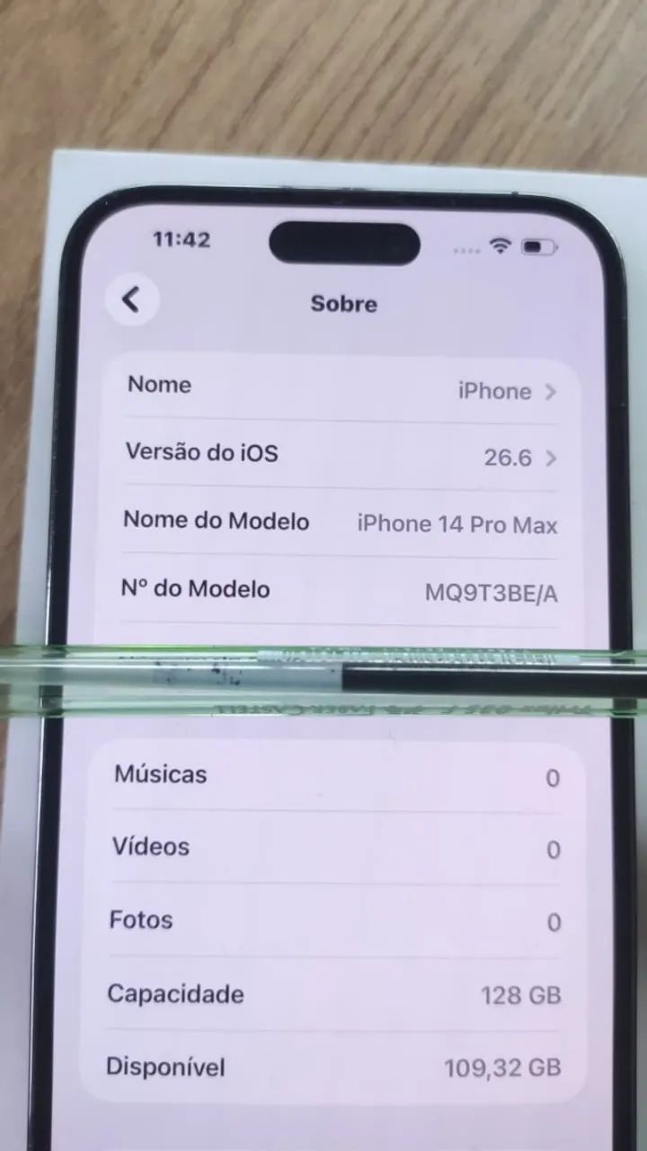 iPhone 14 Pro Max 128 GB Roxo - Bateria 83% - Com caixa - Foto 4