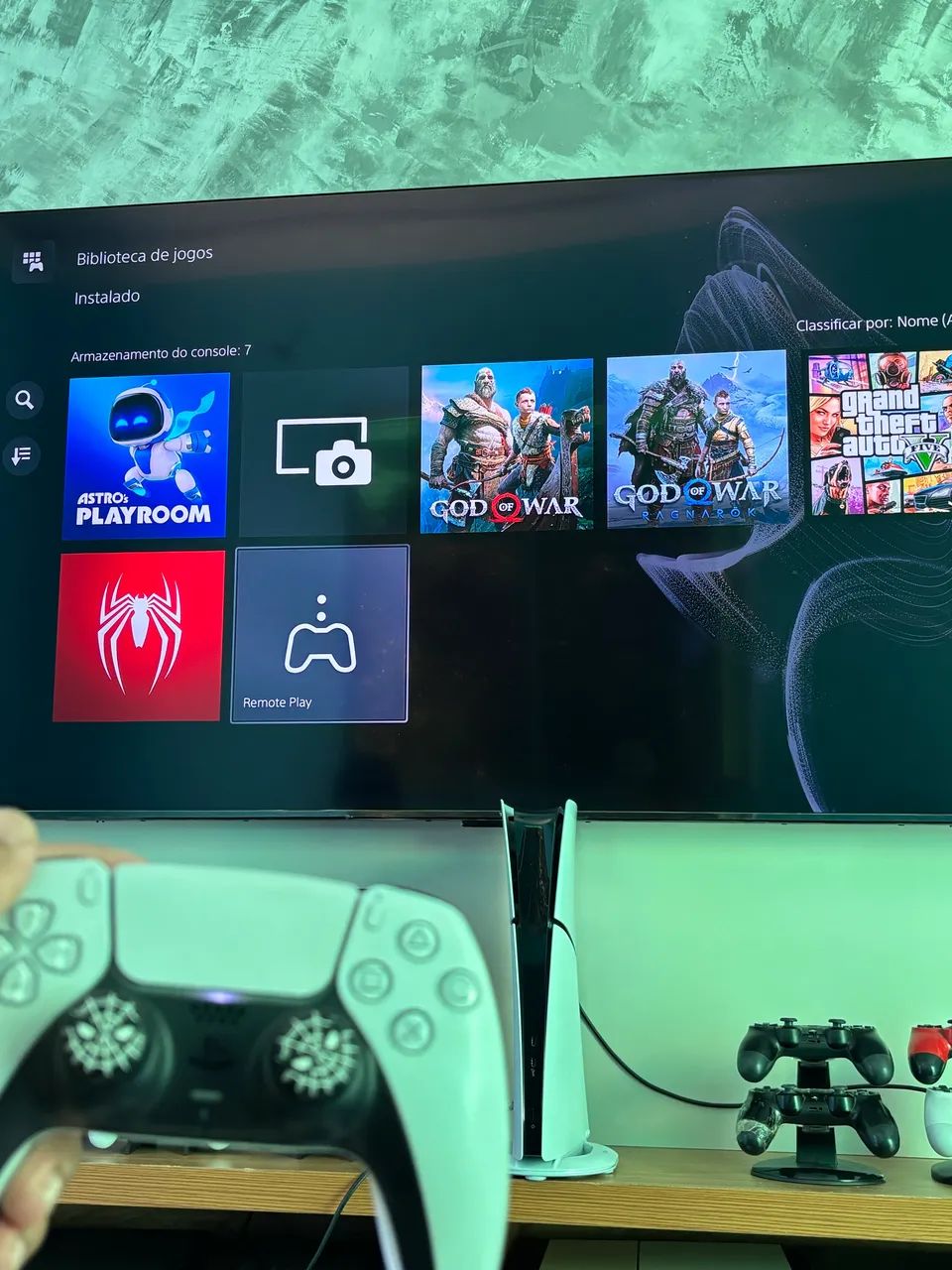 PS5 SLIM + CAIXA + CONTROLE E JOGOS? - Foto 2