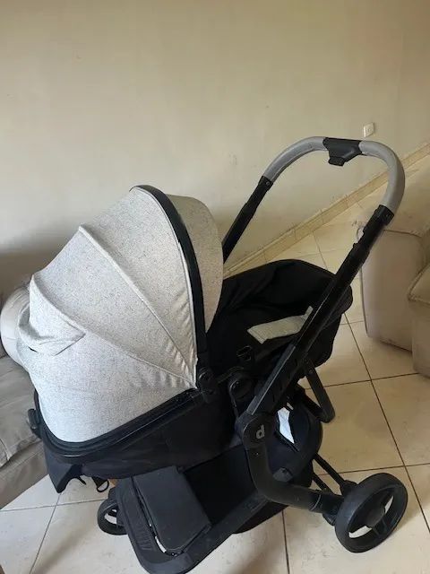 Carrinho De Bebê Kronus Silver Dzieco - Foto 3