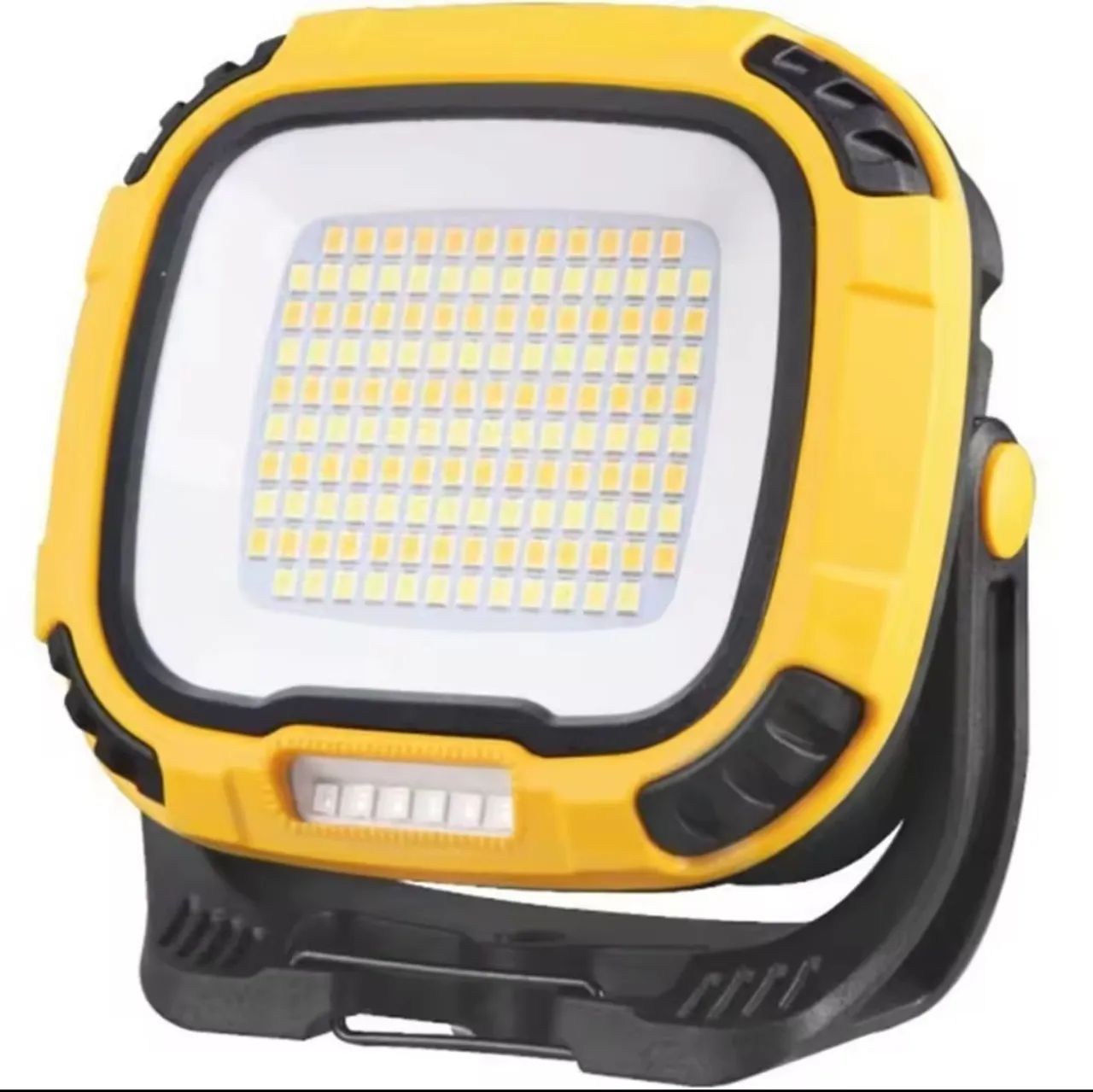 Refletor portátil- 30W, 4 Níveis, Luz Vermelha, Suporte Magnético - Amarelo - Foto 2