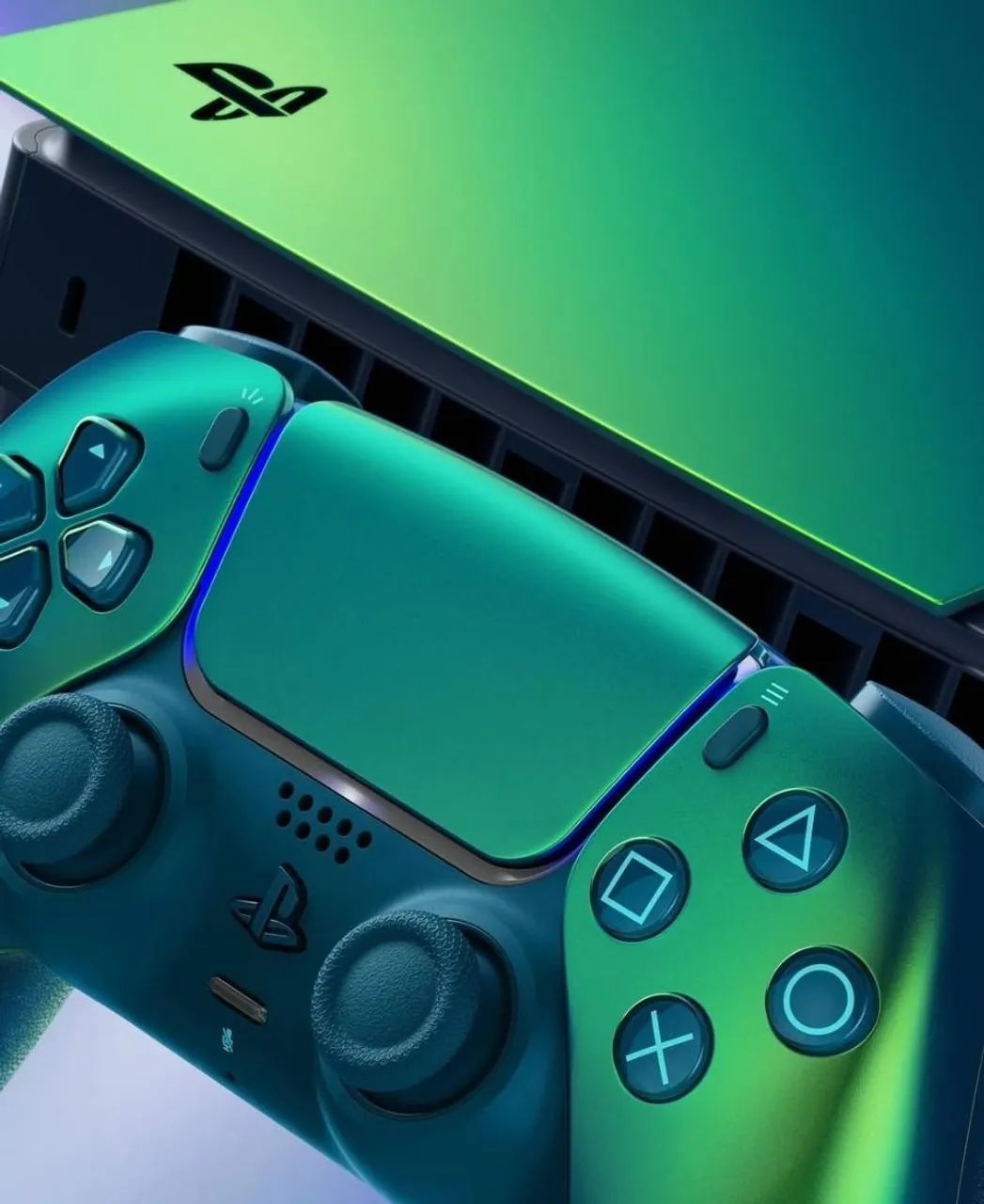 CONTROLE PS5 Verde Chroma Playstation 5 DualSense Sony Original Importado Novo Lacrado  - Foto 5