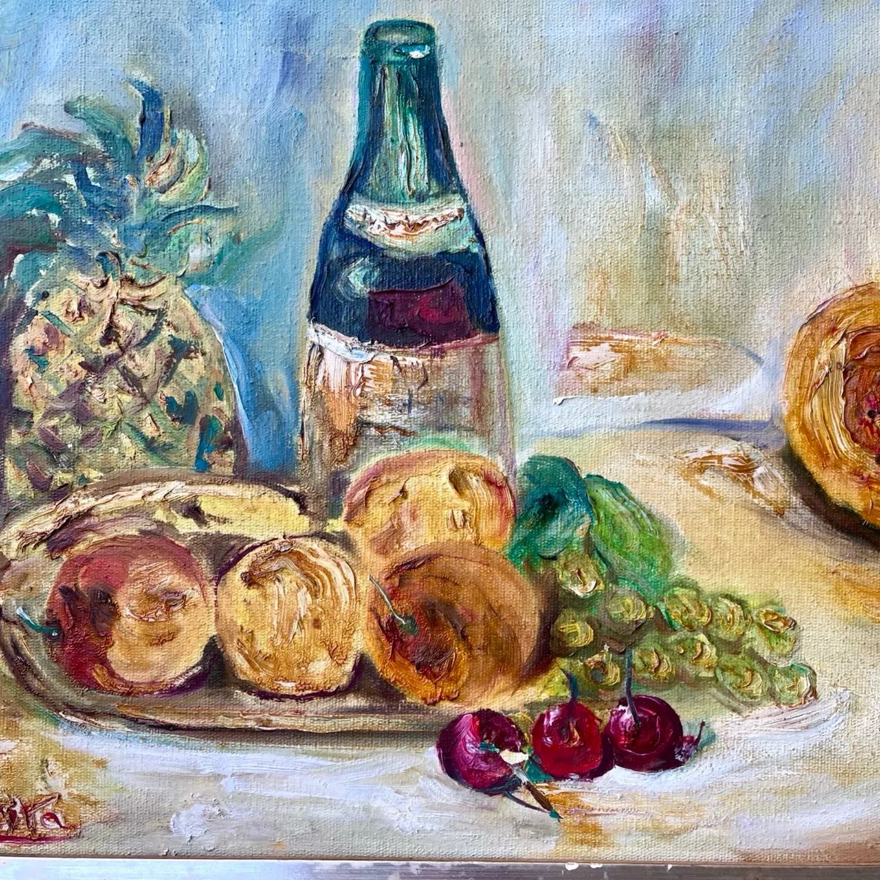Quadro pintura sobre tela tema natureza morta  - Foto 4