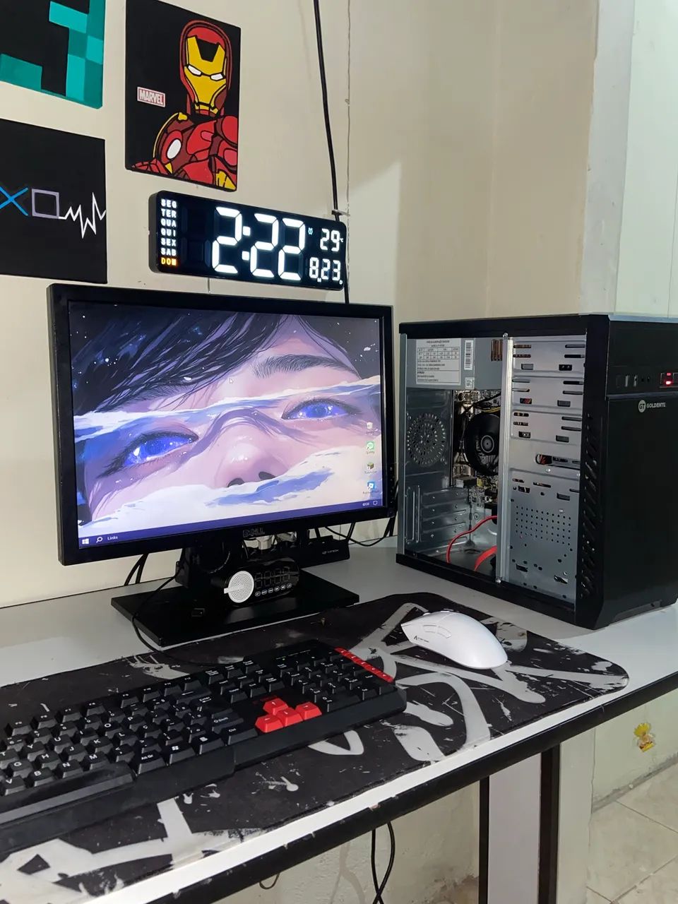 Gabinete completo, cpu completa (FAÇO TROCA)